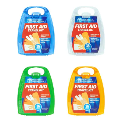 First Aid Travel Kits - 36 Piece