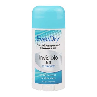 Invisible Solid Deodorant, Powder - 2 oz