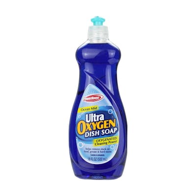 Power House Oxygen Dish Soap, Ocean Mist, 18oz.