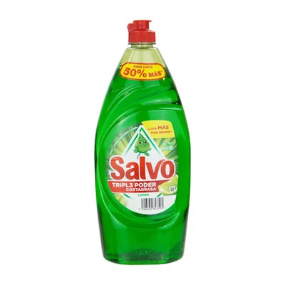 Salvo Liquid Dish Detergent, Lime, 900ml