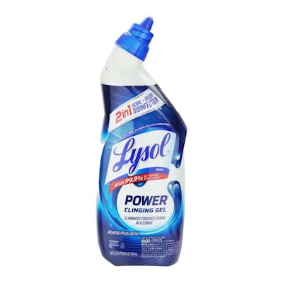 Lysol Power Toilet Bowl Cleaner Gel, 24oz.