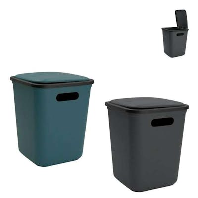 Bonita Home Kitchen Trash Bins with Lids, Assorted,12L