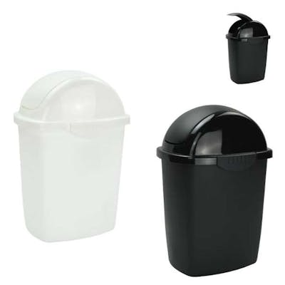 Bonita Home Kitchen Trash Bins with Lids, Assorted, 7L