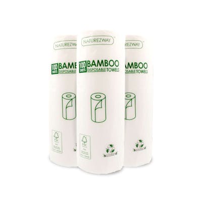 Disposable Paper Towels - 2-Ply, 100 Sheet