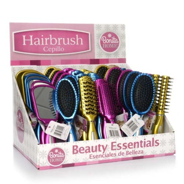 Wholesale 5 Hair Brush Styles Mirror PDQ (SKU 2324225) DollarDays