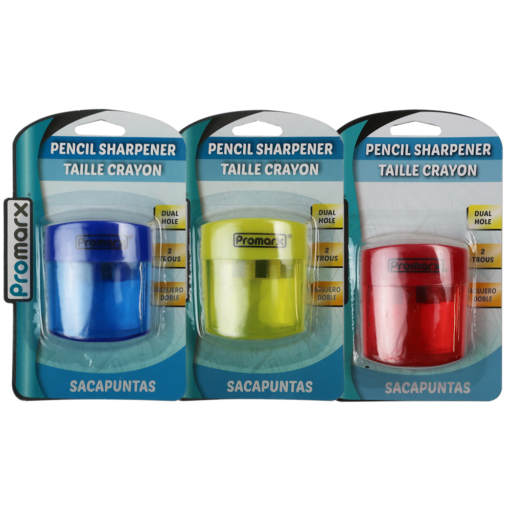 Pencil Sharpeners - Shavings Receptacle  3 Colors