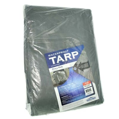 Heavy Duty Tarp - Silver, 14' x 20'