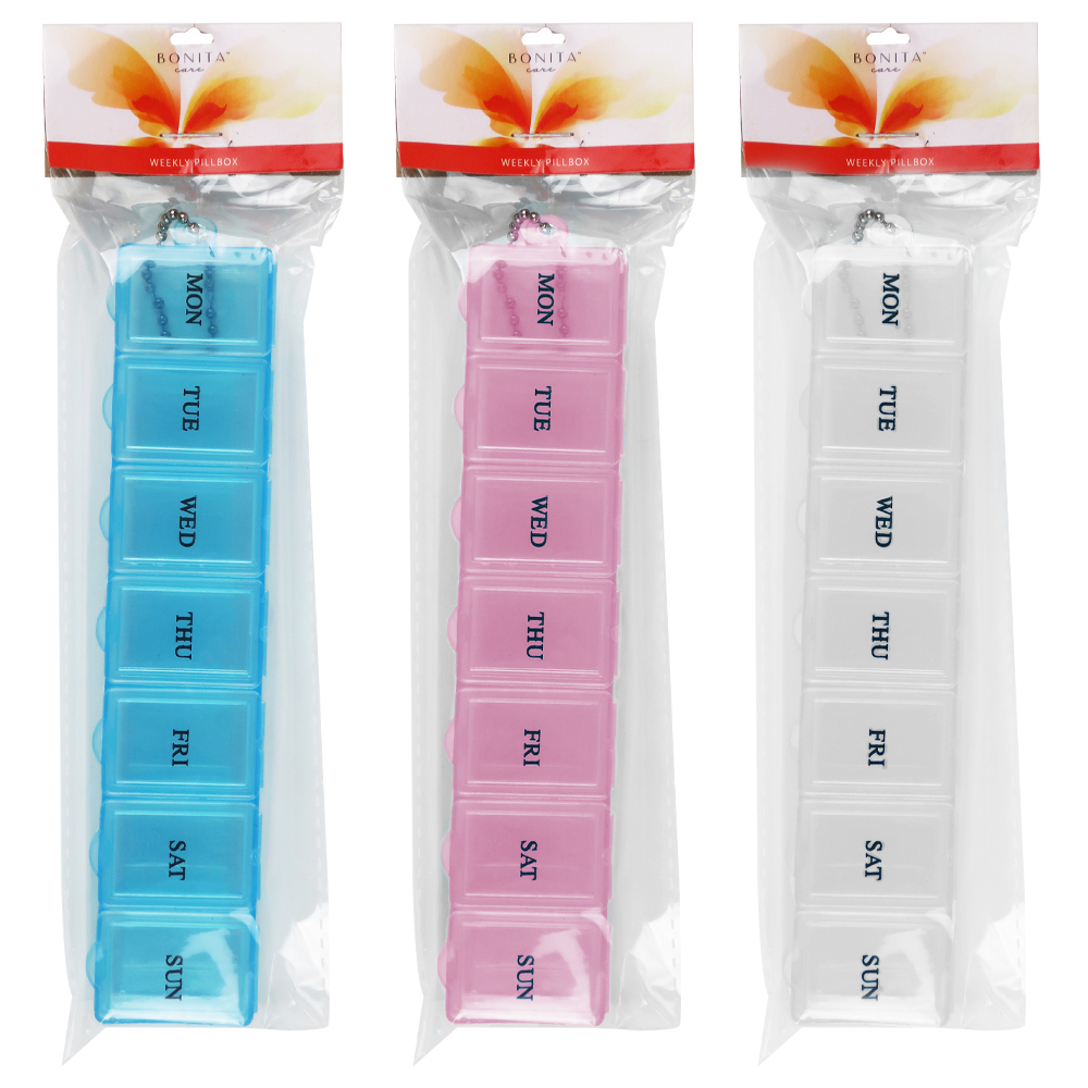 Weekly Pill Box - 3 Colors