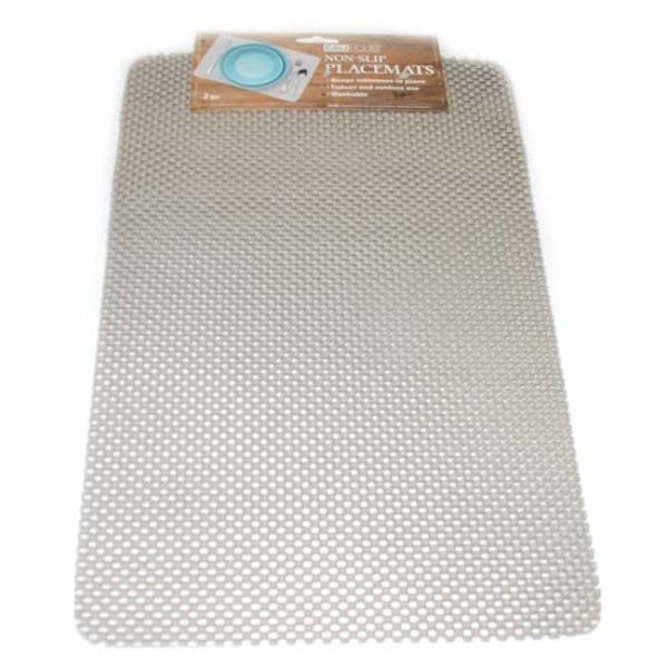 Wholesale Taupe Grip Placemat 2 Count (SKU 2329752) DollarDays