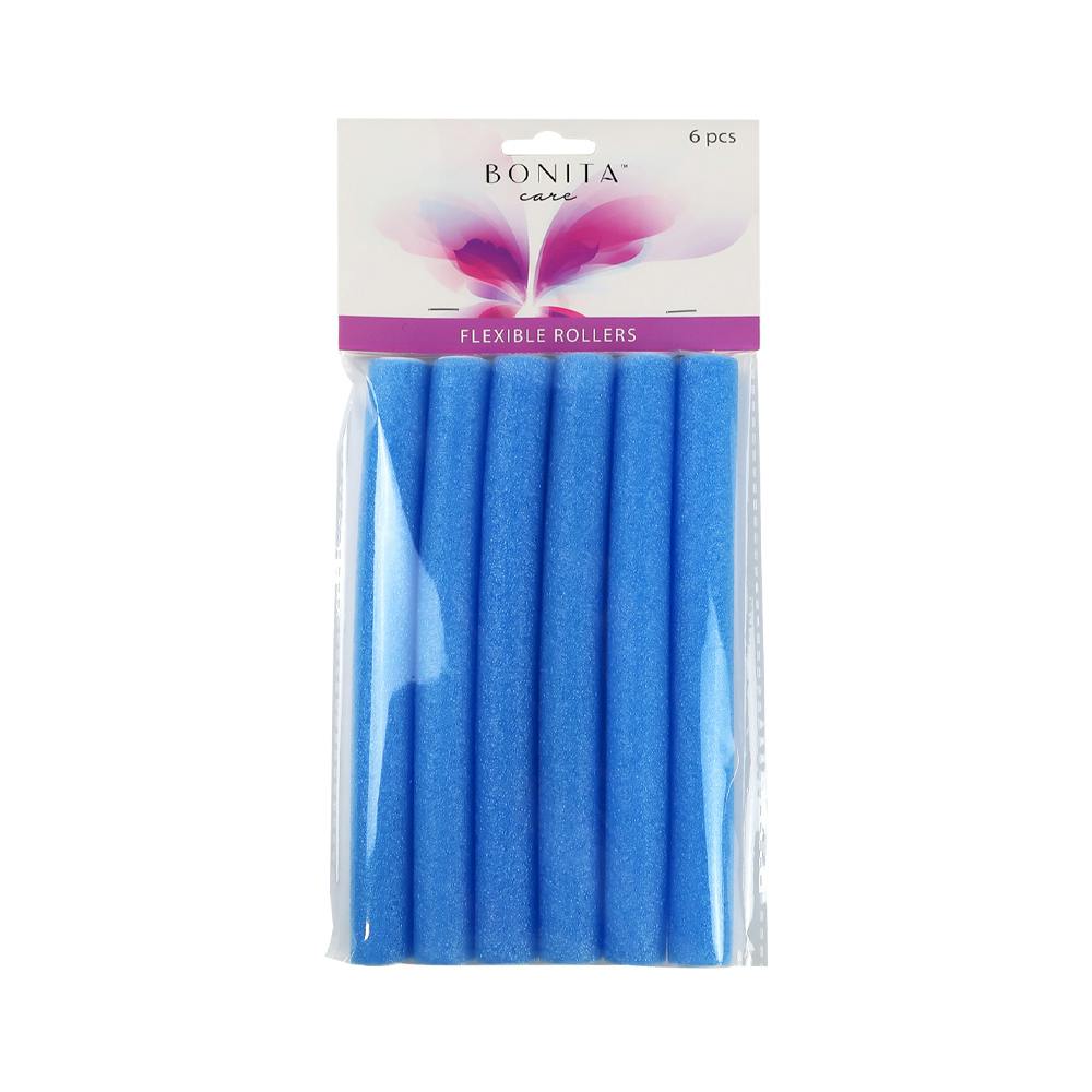 Wholesale Flexible Hair Rollers Blue 6 Count (SKU 2329769) DollarDays