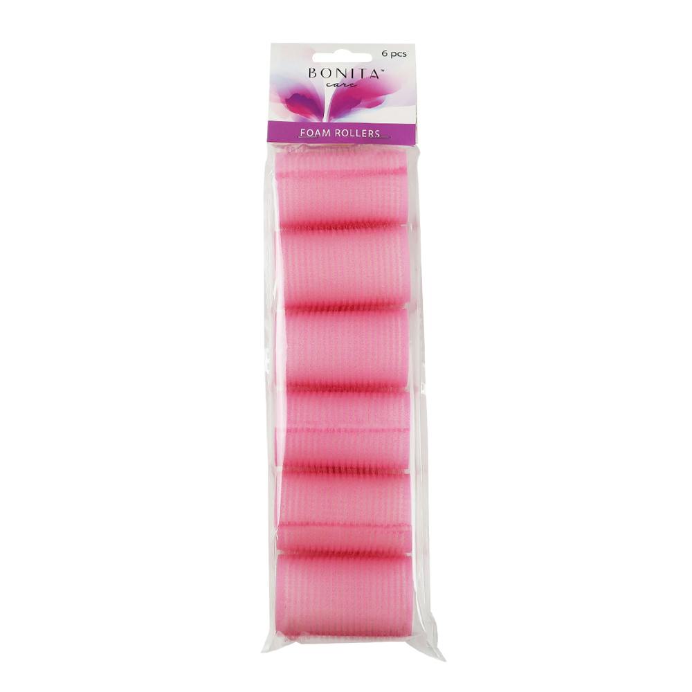 Wholesale Large Foam Hair Rollers Pink 6 Count (SKU 2329785) DollarDays