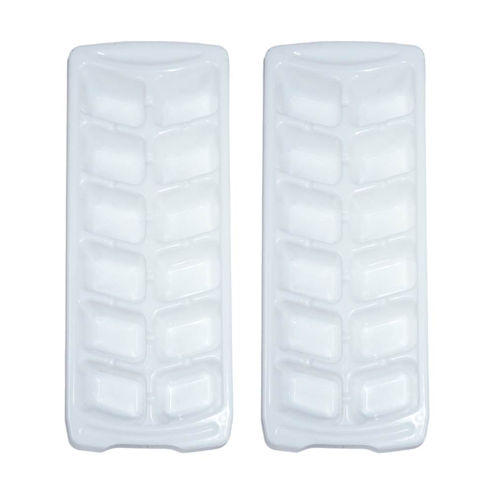 Wholesale Ice Trays - White, 12 Pack, Plastic