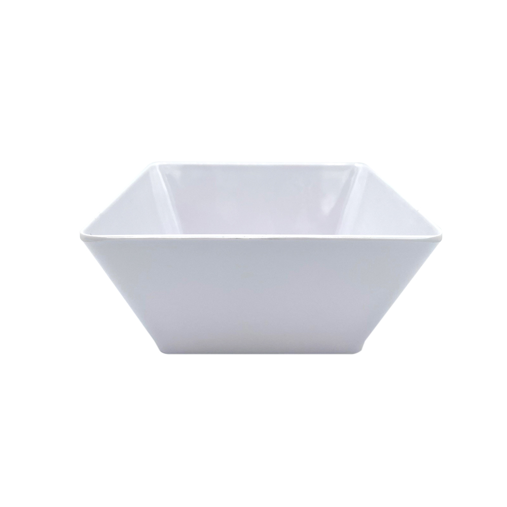 Wholesale White Serving Bowls - Square, Melamine, 5