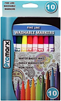 Wholesale Fluorescent Brush Markers - Assorted 6 Packs - DollarDays