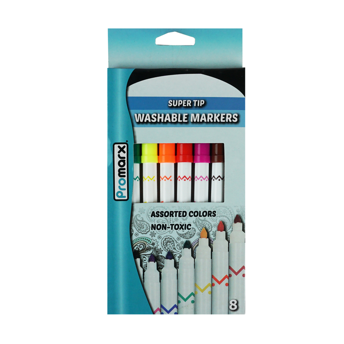 Washable Markers - Super Tip, 8 Count
