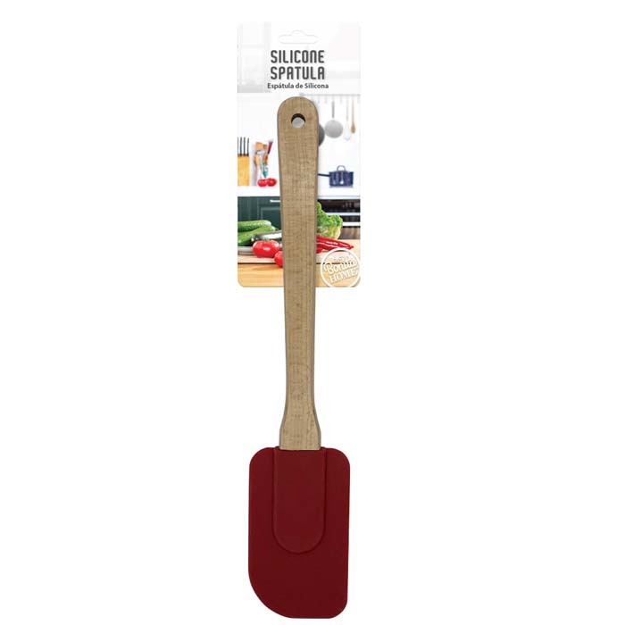 Silicone Spatula With Wooden Handle, Cooking & Baking