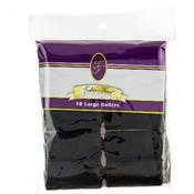 Large Hair Rollers - Black, 10 Pack