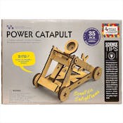 Wooden Power Catapult STEM Science Kits - Power Catapult, 35 Pieces