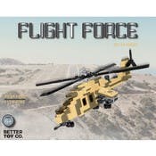 Mi-24 Hind Helicopter Building Brick Kit -152 Pieces, Ages 6+