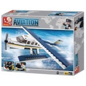 Sea Plane Building Brick Kits - 214 Pieces, Ages 6+