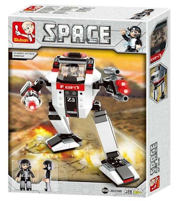 Space Transformer Armor Building Brick Kits - 139 Pieces