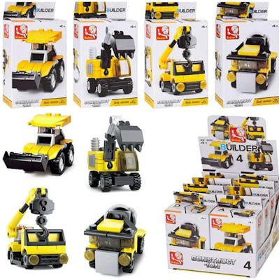 Construction Building Brick Kits - Assorted