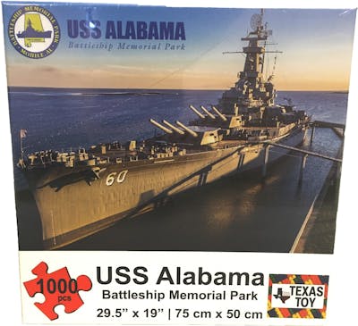USS Alabama Puzzles - 1000 Pieces
