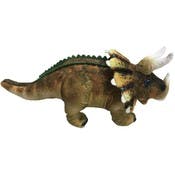 Triceratops Plush Dinosaurs - 15", Multicolor