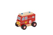 Firetruck Building Blocks - Wooden Puzzle