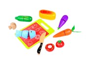 Wooden Dinner Play Food Sets - 9 Pieces