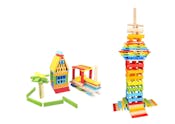 Bright City Building Blocks - 150 Pieces, Wooden