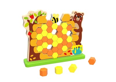 Honeycomb Stacking Blocks Puzzles - Wooden