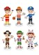 Magnetic Wooden Dress-Up Boy Dolls - 6 Outfits (1 of 4)