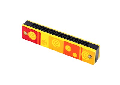Kids' Harmonicas - Wooden, Hand Painted