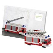Building Bricks Firetruck Postcard Sets