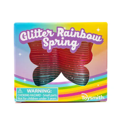 Glitter Rainbow Spring - Butterfly Shaped