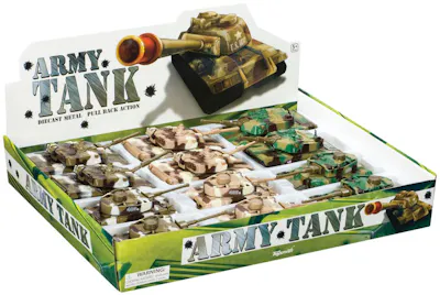 Diecast Pull Back Army Tanks