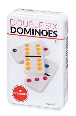 Double 6 Dominoes with Tin