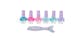Let's Be Mermaids Nails Sets - 7 Pieces (2 of 3)