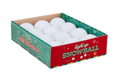 Holiday Light Up Snowballs