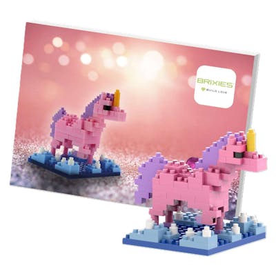 Building Bricks Unicorn Postcard Sets