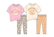 Girls Legging Sets - Assorted Sizes, 72pcs