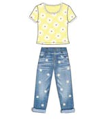 Girls Denim Sets - Assorted Sizes, 72pcs
