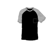 Boys Raglan T-Shirts - Size 4-7, Black