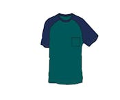 Boys Raglan T-Shirts - Size 4-7, Green