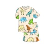 Boys Dinosaur 2pc Cargo Shorts Set - Size 2T-4T