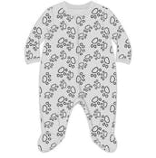 Boys' Embossed Bodysuits, Gray, 0-9M