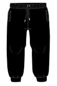 Boys' Fleece Joggers, Black, 8-20