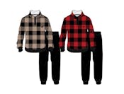 Boys' Pullover and Pant Set, Beige/Red, 4-7