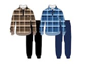 Boys' Pullover and Pant Set, Beige/Blue, 2-4